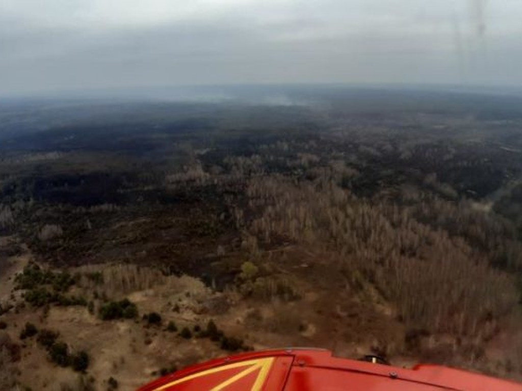 ГСЧС: в Чернобыльской зоне обнаружены еще 3 очага тления