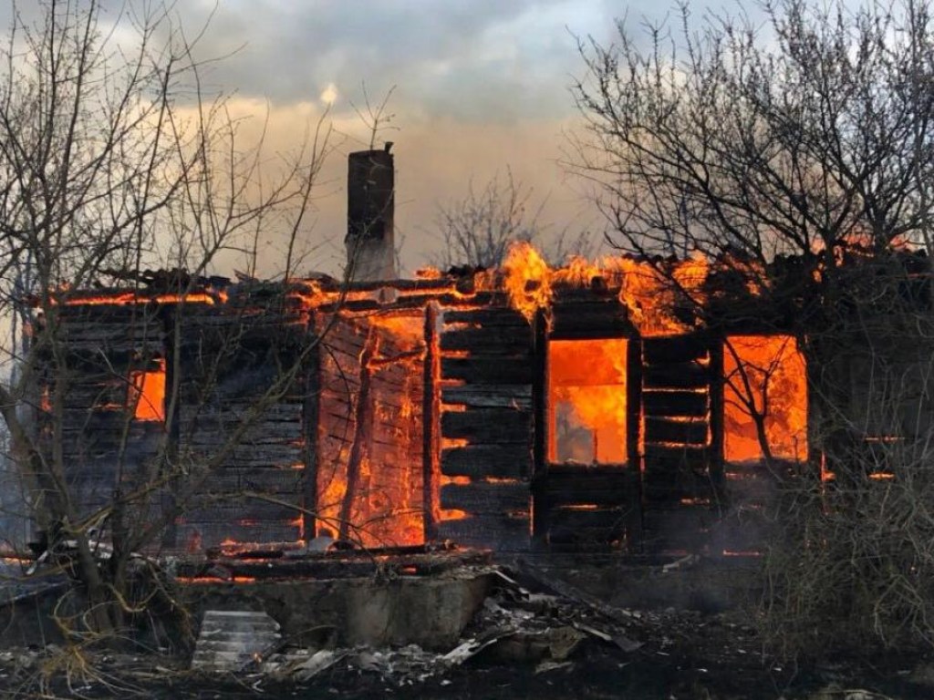 «Сидели в канаве и молились»: В селе на Житомирской области после пожаров осталось только четыре дома (ВИДЕО)
