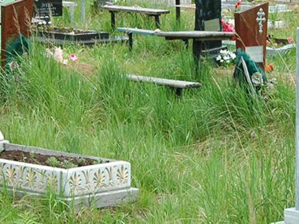 Рвалась на кладбище: в Ровно старушка застряла на заборе погоста