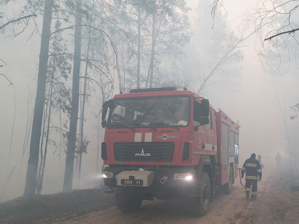 Задействованы около 2000 спасателей: в Чернобыльской зоне и Житомирской области продолжают тушить пожары – ГСЧС