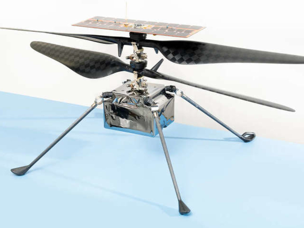 В NASA показали вертолет, который приспособлен для полетов в атмосфере Марса (ВИДЕО)