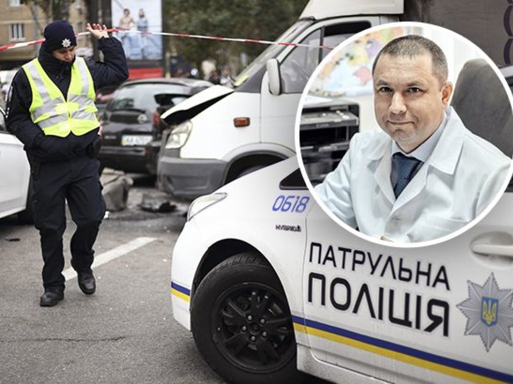 В Киеве авто протаранило припаркованные иномарки: виновником аварии назвали известного хирурга (ФОТО)