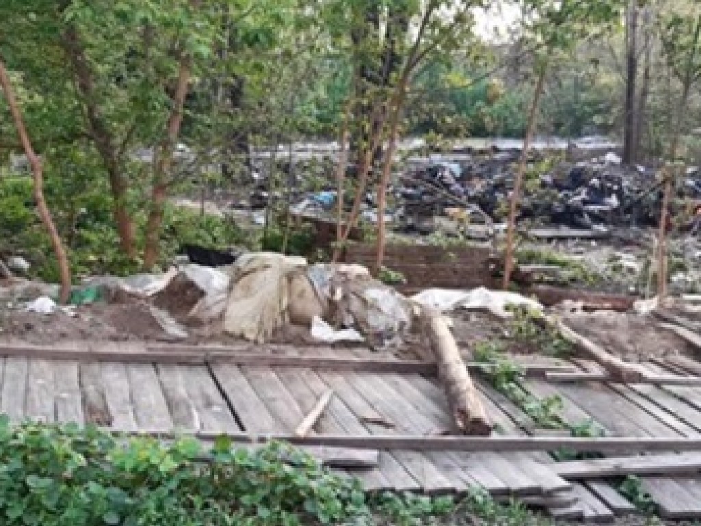 В Киеве сожгли палатку ромов и избили ее обитателей (ФОТО)