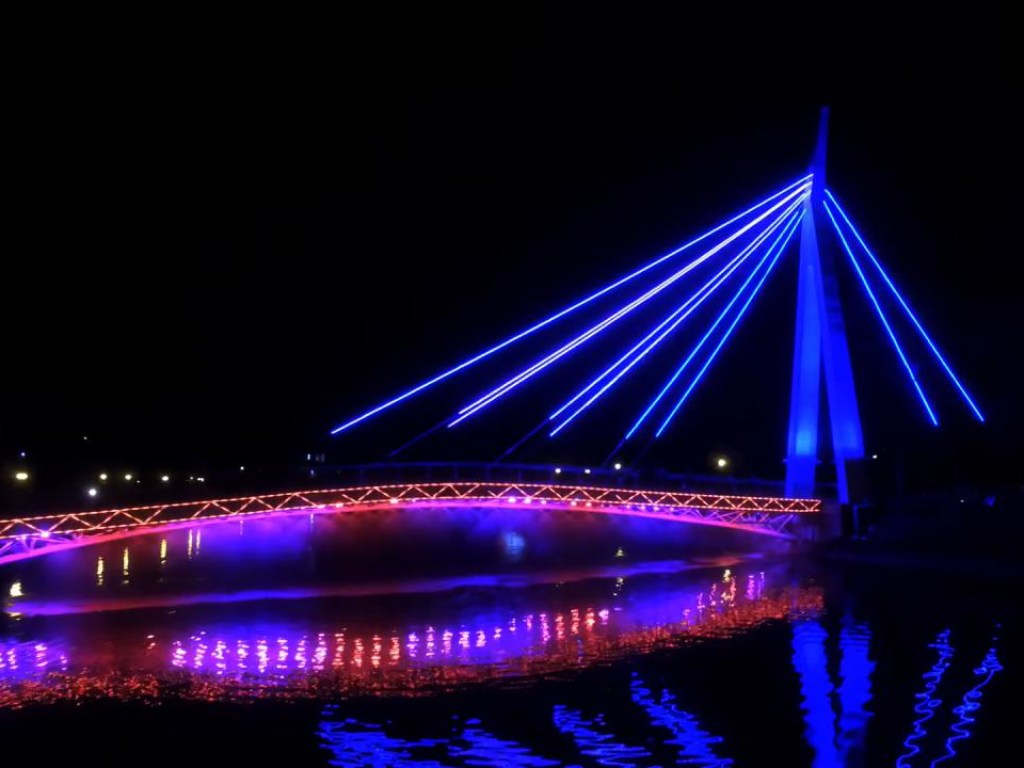 В Харькове двое мужчин прыгнули с моста в реку (ВИДЕО)