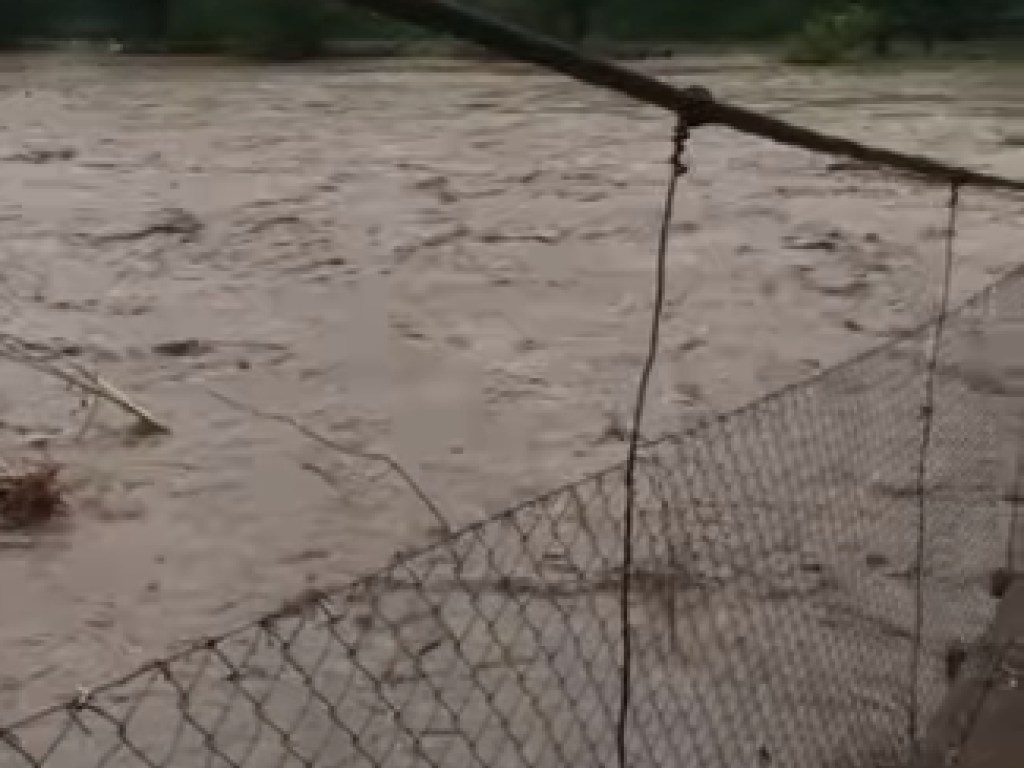 В Карпатах сделали запись мощного потока на реке Черемош (ВИДЕО)
