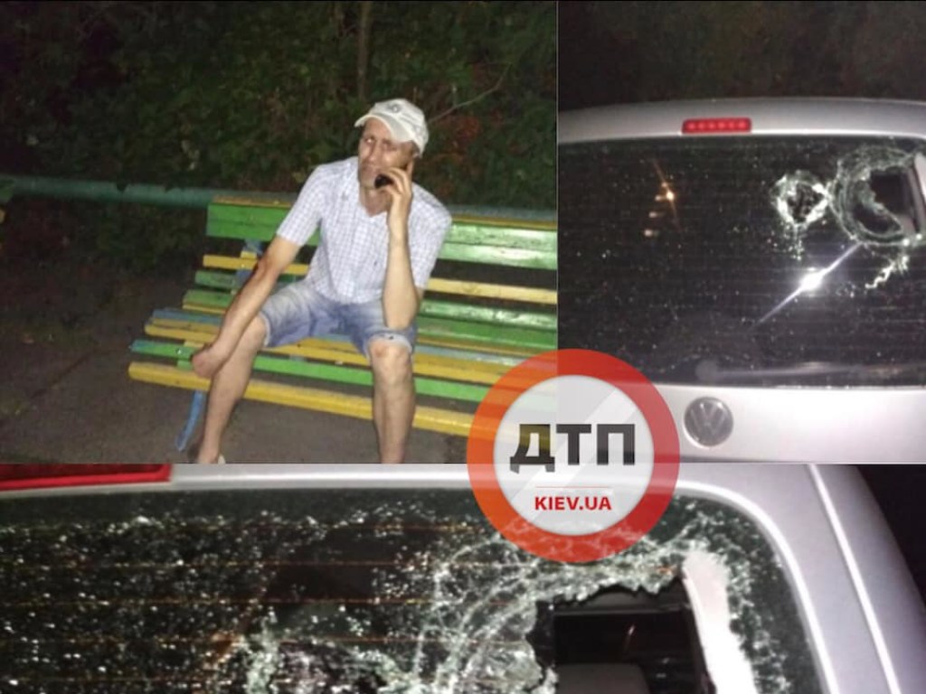 В Березняках в Киеве разъяренный мужчина разгромил авто любовника своей жены (ФОТО)