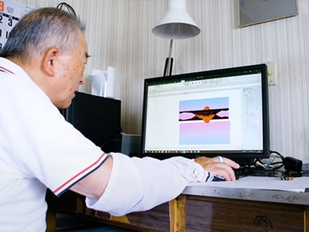 80-летний японец лет рисует шедевры в Excel (ФОТО)