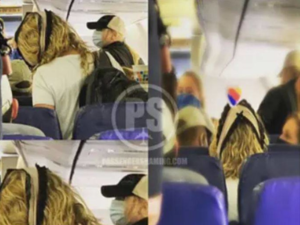 Девушка в самолете использовала трусы в качестве защитной маски (ФОТО)