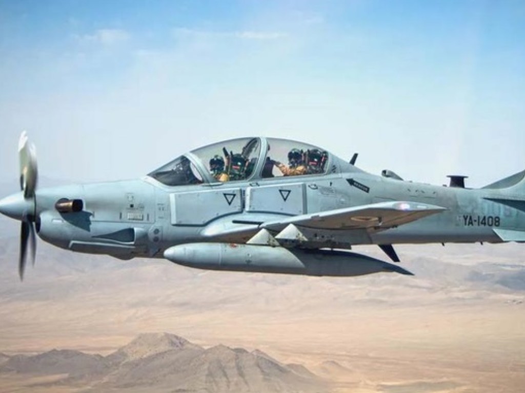 В Афганистане разбился бразильский штурмовик А-29 (ФОТО)
