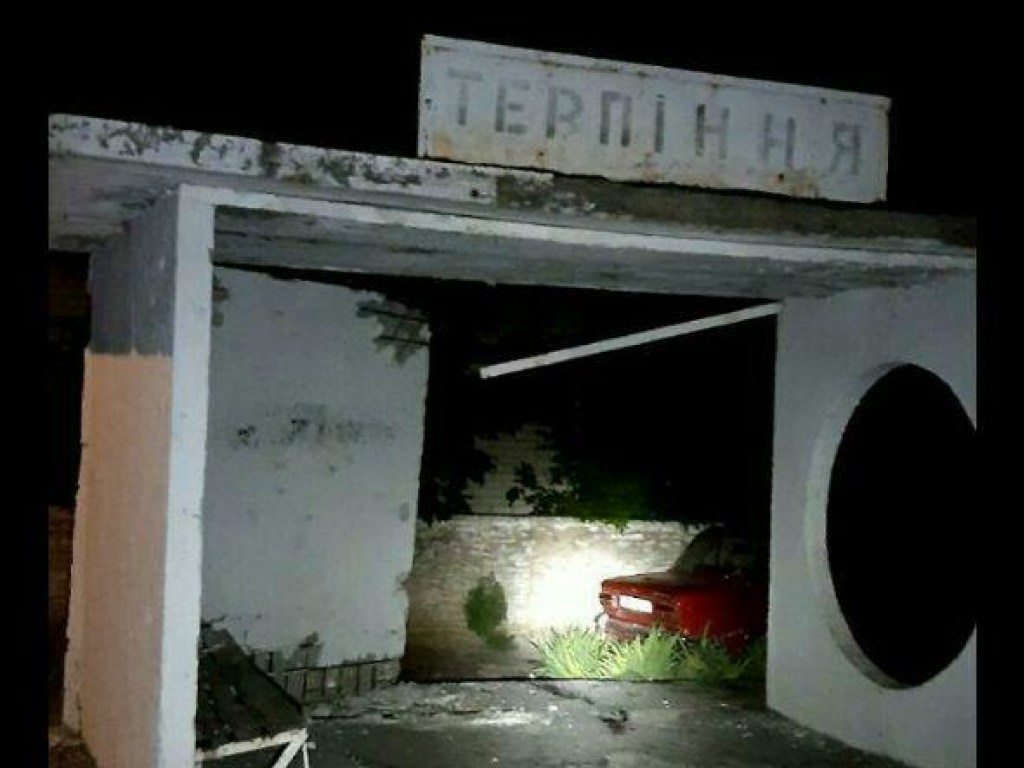 Под Мелитополем пьяный водитель на ВАЗ врезался в бетонную остановку (ФОТО)