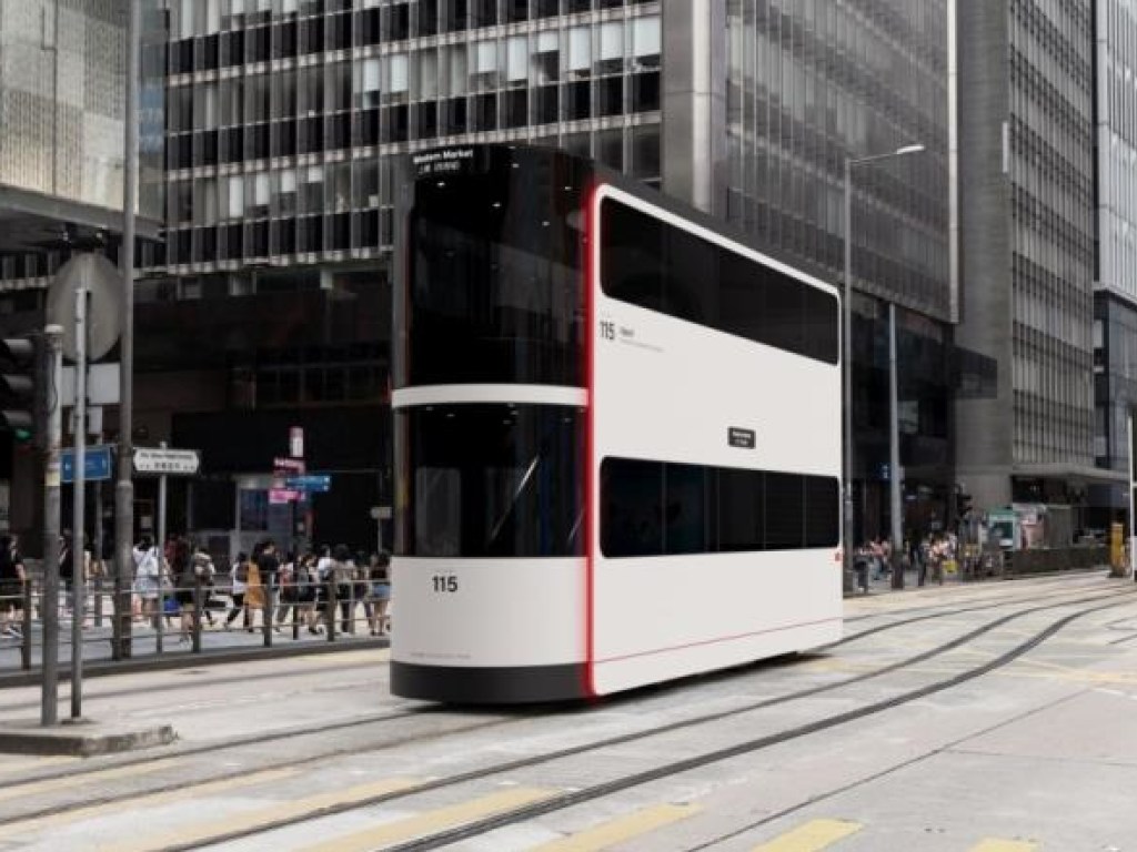 Итальянский дизайнер показал двухэтажный трамвай будущего (ФОТО)