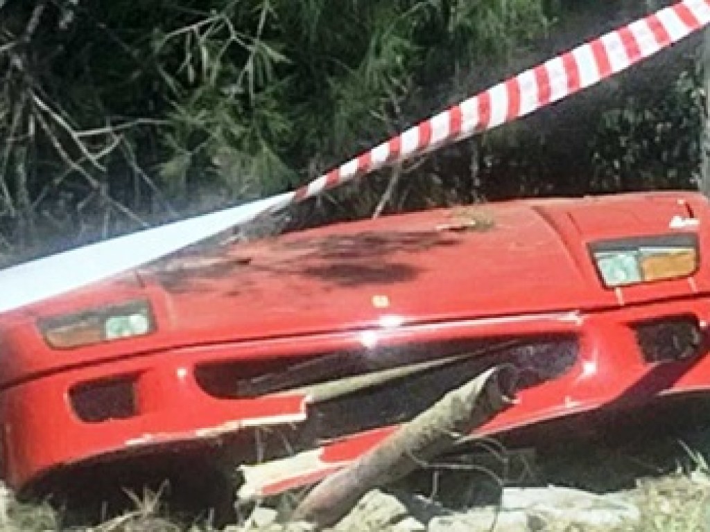 Владелец авто за 2,4 миллиона долларов разбил его о дерево (ФОТО)