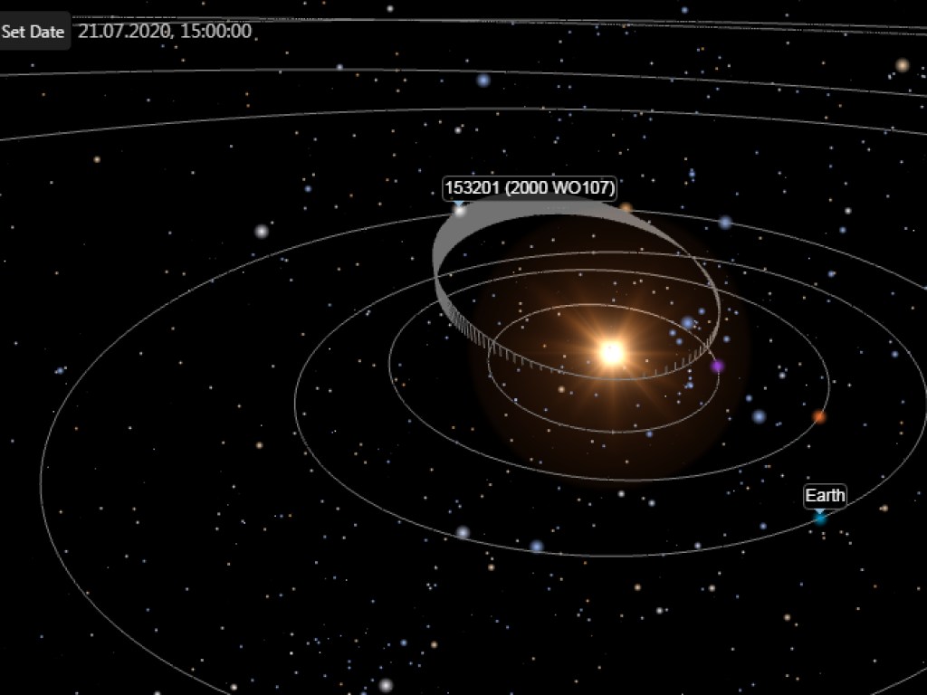 В NASA определили дату «встречи» Земли с огромным астероидом (ФОТО)