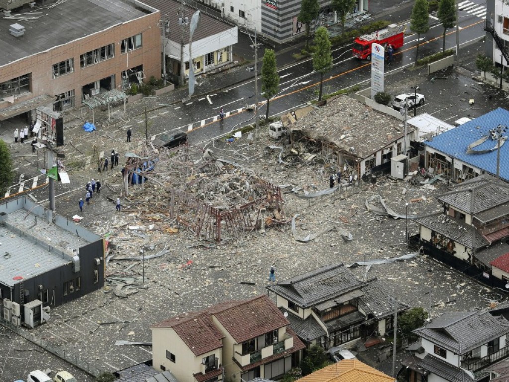 В Японии взорвался ресторан: 17 пострадавших, один человек погиб (ФОТО)
