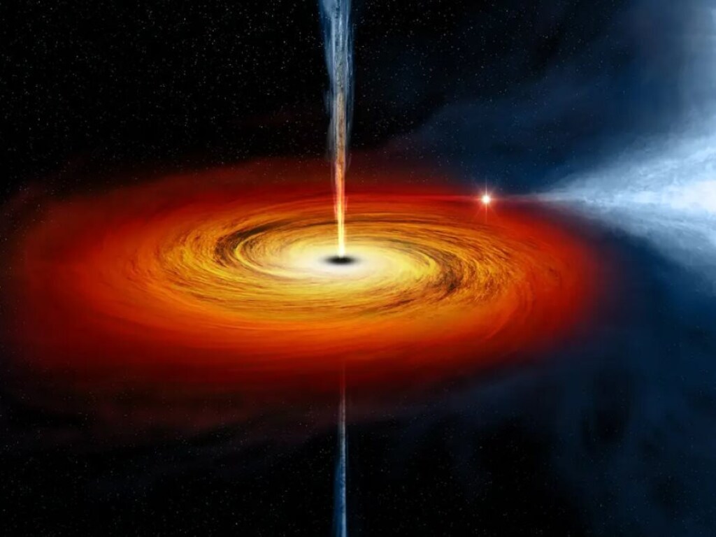 Ученые впервые зафиксировали мерцание черной дыры