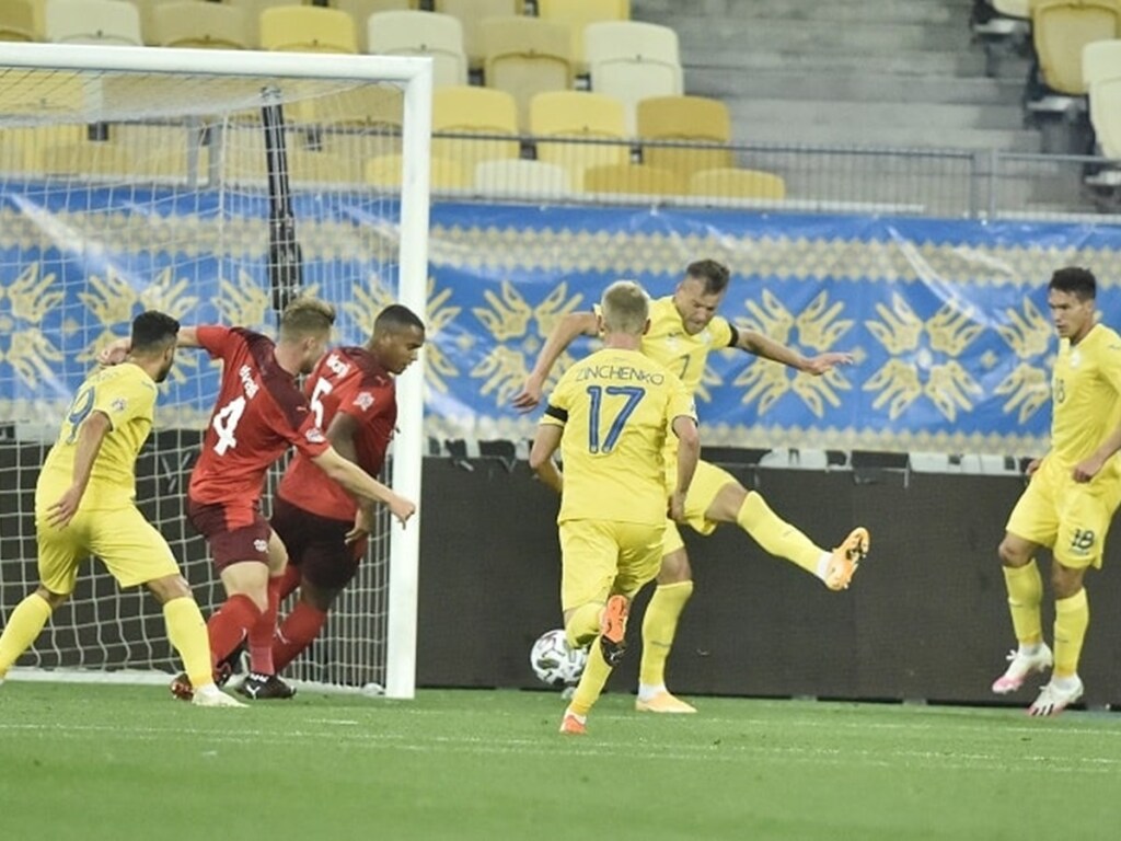 Обыграв Швейцарию, сборная Украины продлила беспроигрышную серию до 12 матчей