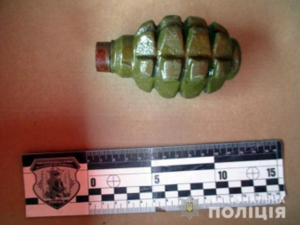 В Запорожье задержали пьяного мужчину с гранатой &#8212; полиция (ФОТО)