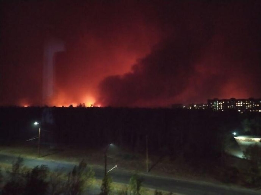 В Луганской области в тушению пожаров в трех районах привлечено более тысячи человек (ФОТО, ВИДЕО)