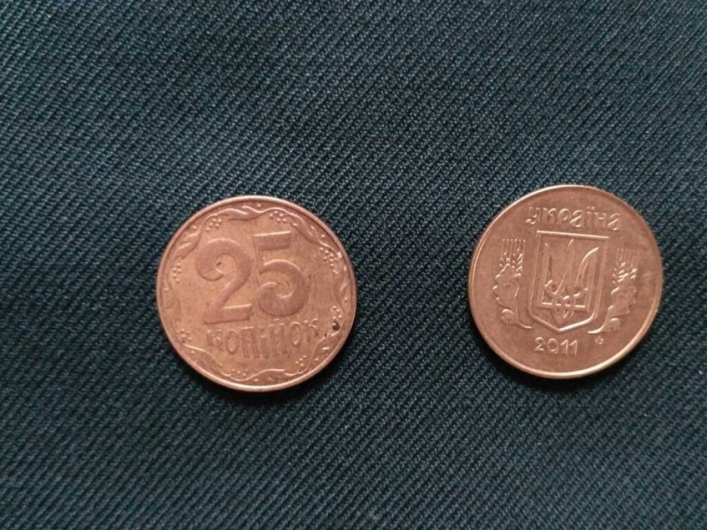 В НБУ рассказали, сколько монет номиналом 25 копеек находится в обороте