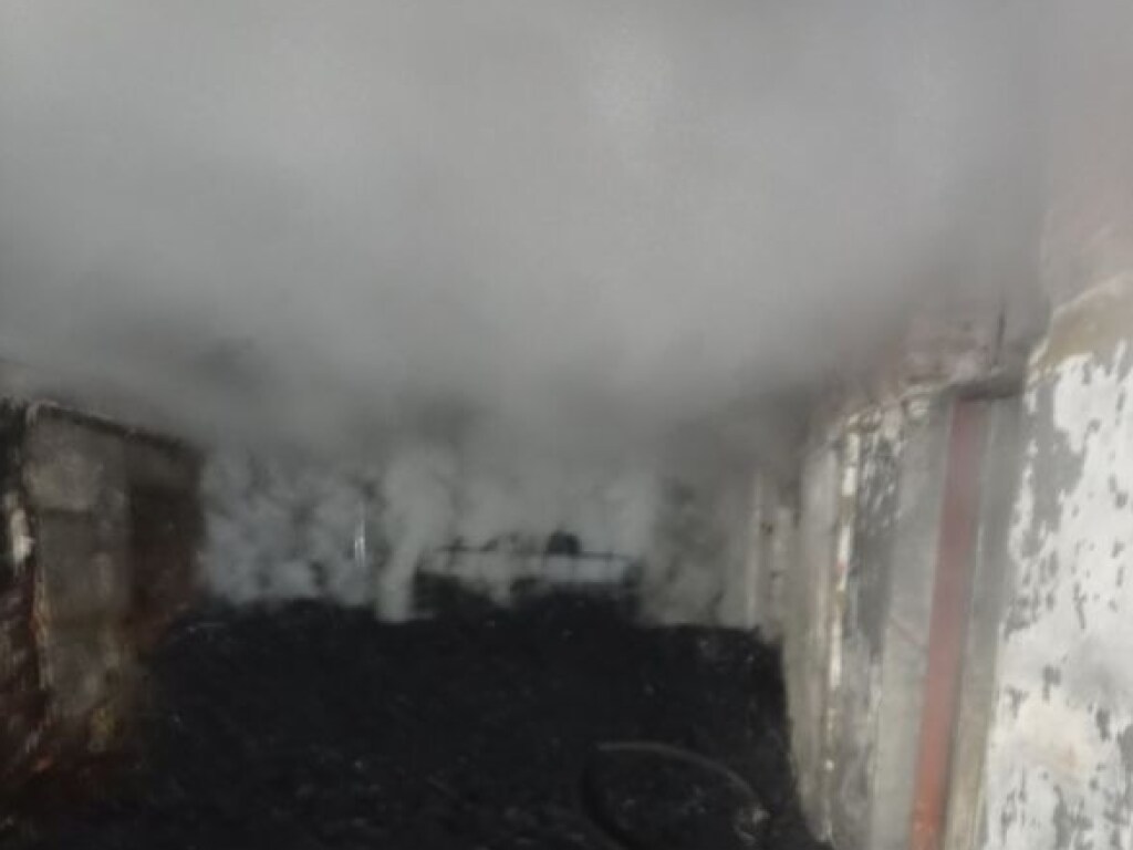 В Харьковской области произошел пожар на складе: сгорели 5 тонн угля (ФОТО)