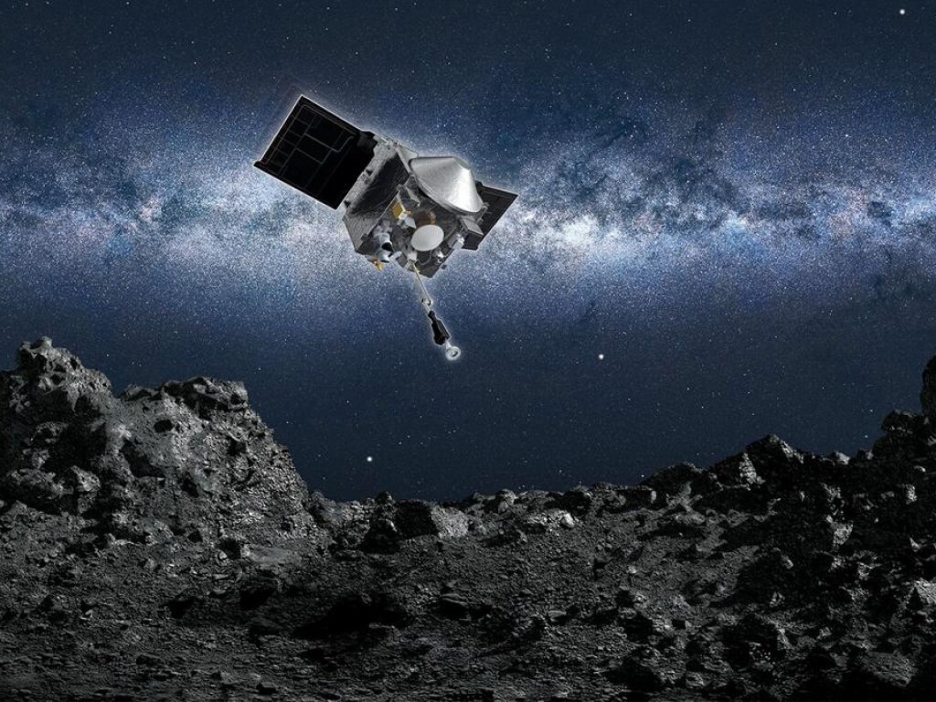 Зонду NASA удалось произвести забор грунта с околоземного астероида