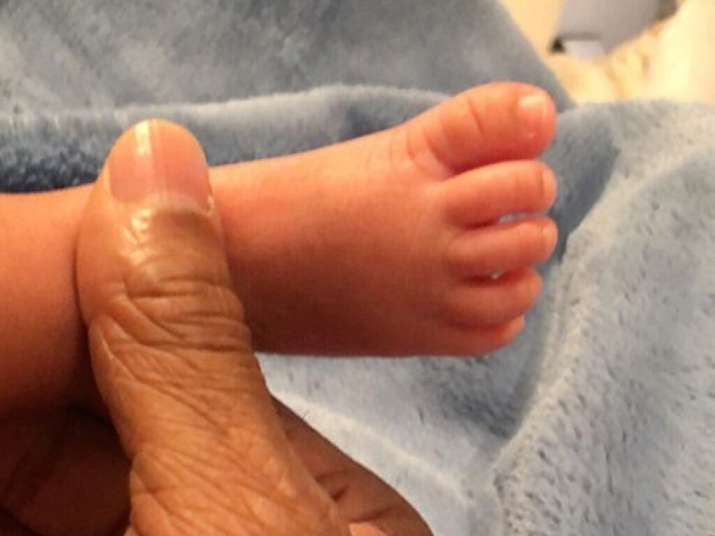 Ники Минаж поделилась первым снимком новорожденного сына