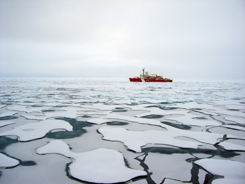 В Арктике начали таять залежи замороженного метана