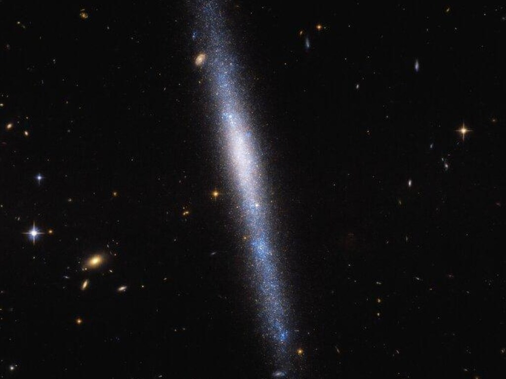 Ученым удалось сфотографировать уникальную галактику (ФОТО)