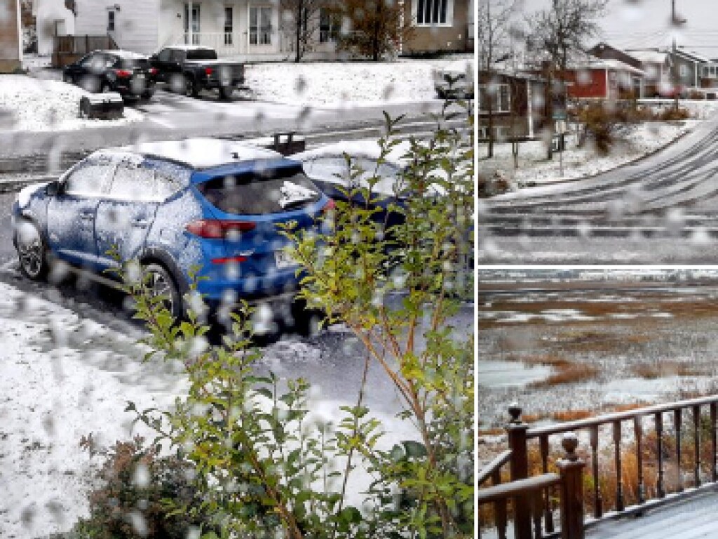 Канаду засыпало мощным снегопадом (ФОТО)