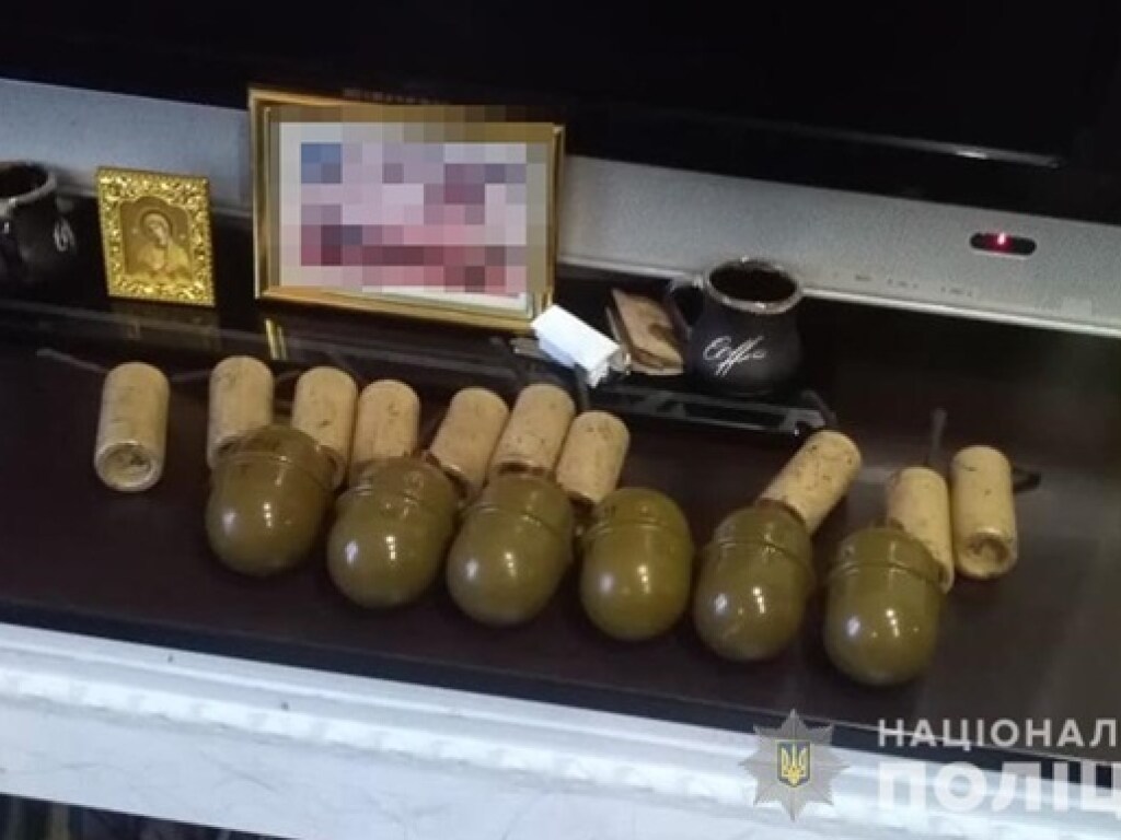 В Житомире у 55-летнего местного жителя изъяли арсенал взрывоопасных предметов (ФОТО)