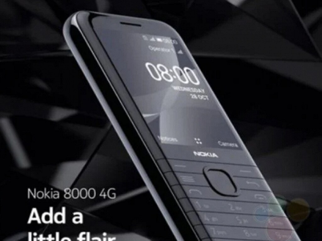 В интернет попали снимки нового кнопочного смартфона Nokia 8000 с 4G (ФОТО)